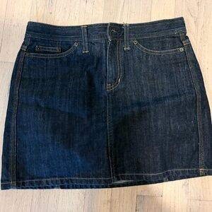 GAP Dark Blue Denim Mini Skirt